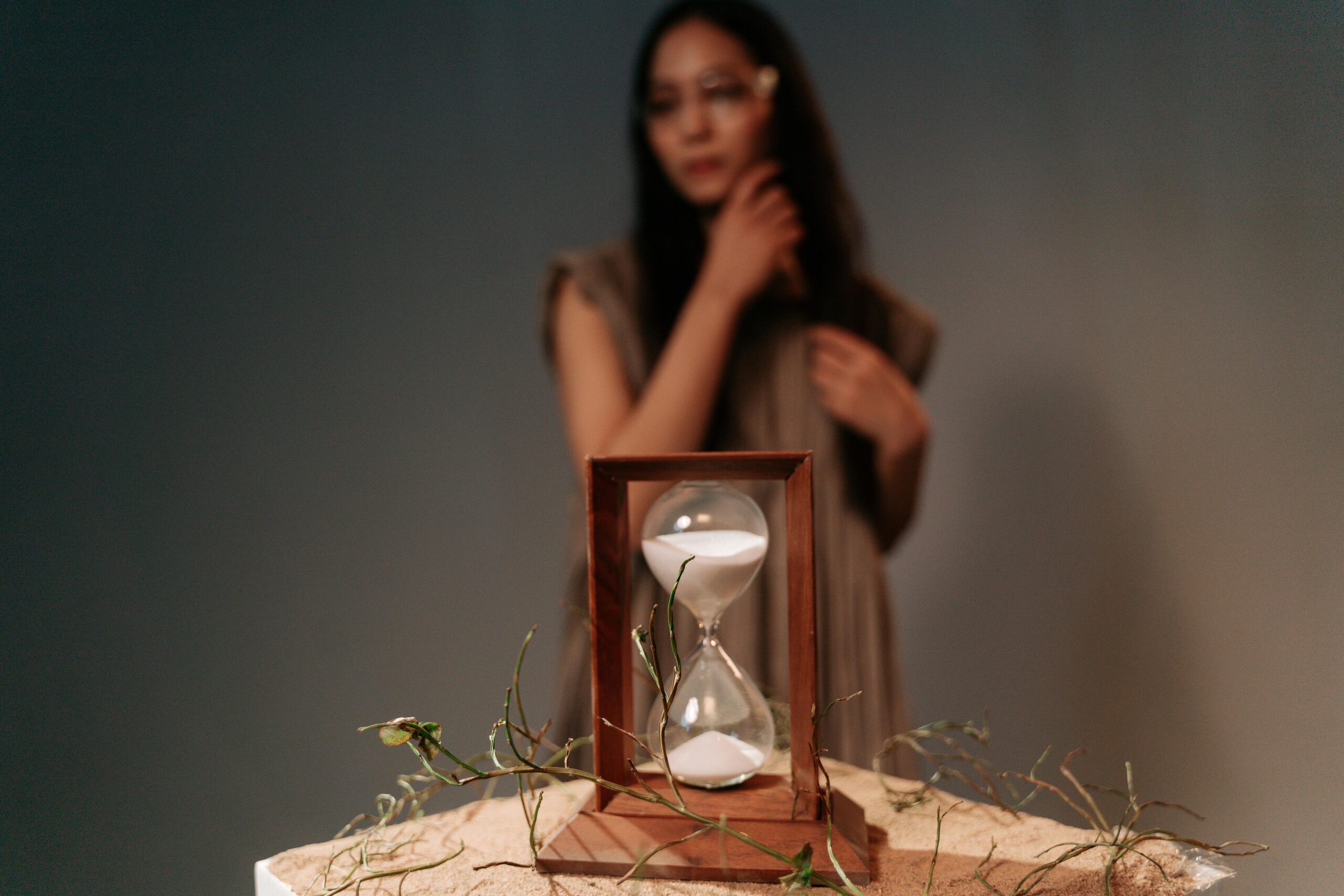 time passing fleeting moments hourglass aging