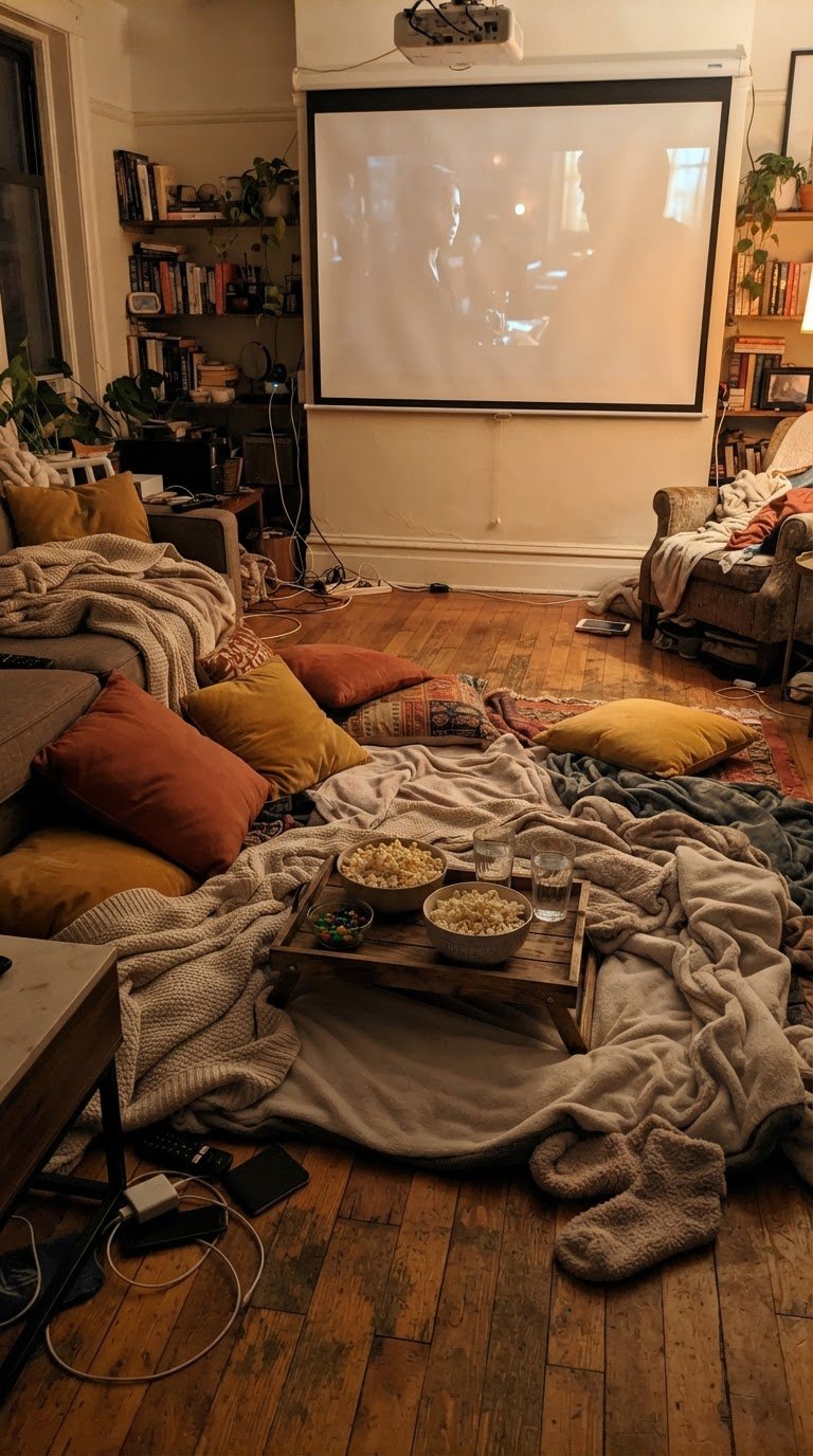 3. Cinema all'aperto in salotto