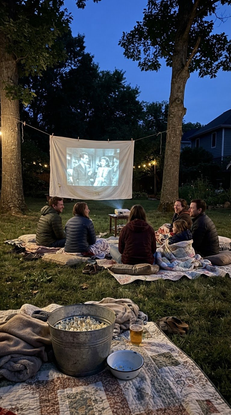 2. Cinema all'Aperto in Terrazzo o Giardino