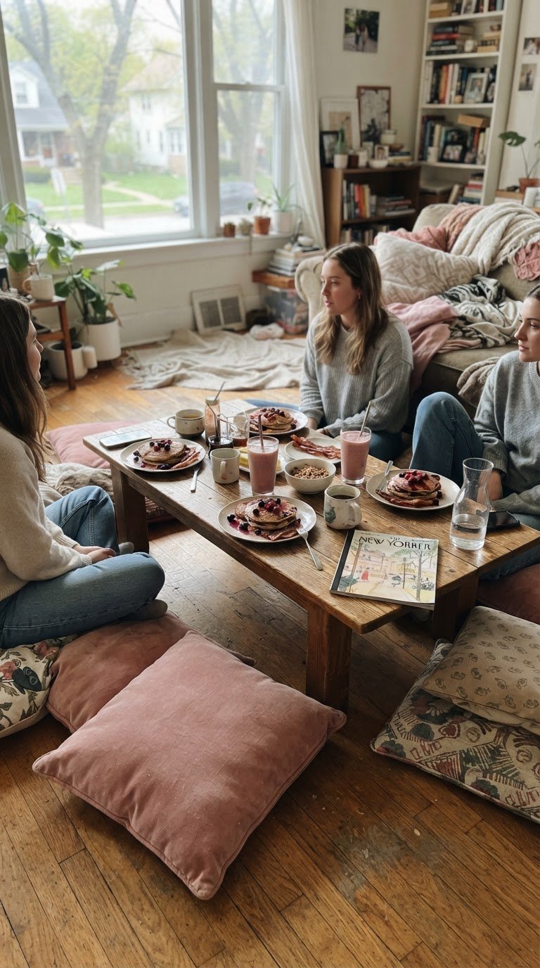 Il Brunch Rosa in Salotto
