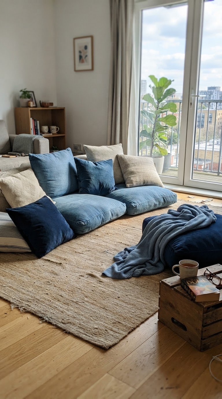 L'Angolo Relax dei Cuscini Blu