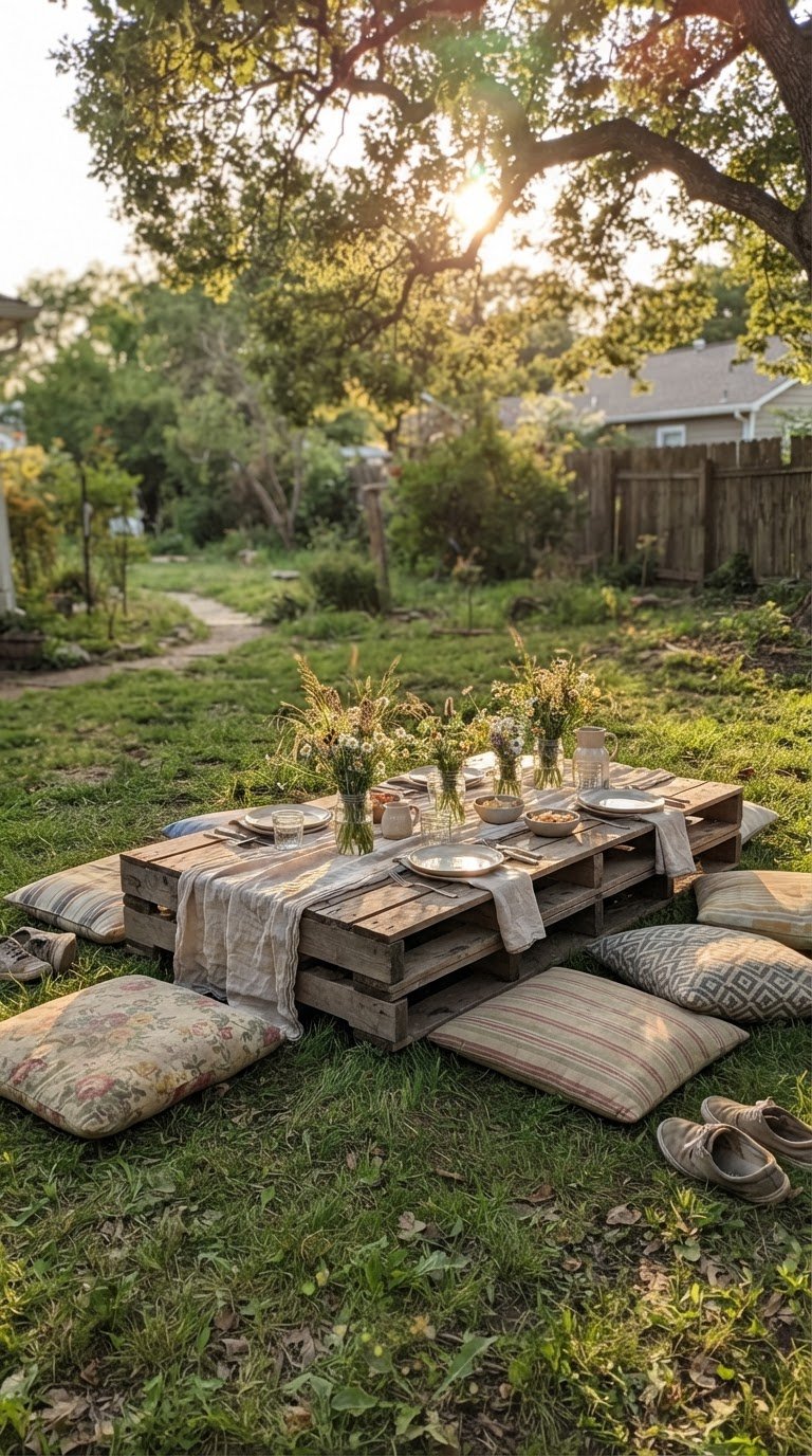 Picnic Boho-Chic in Giardino