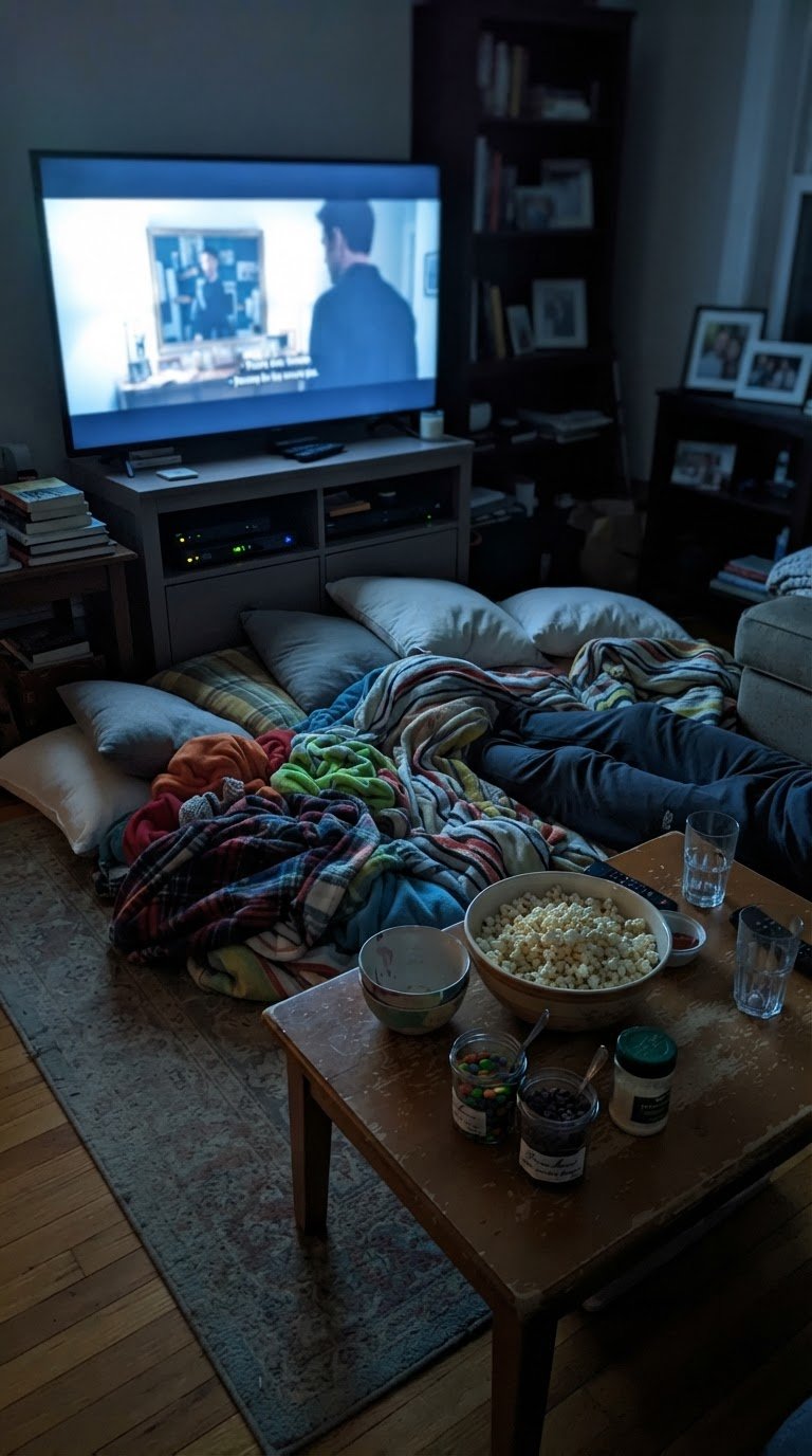 Cinema in Pigiama con Popcorn Bar