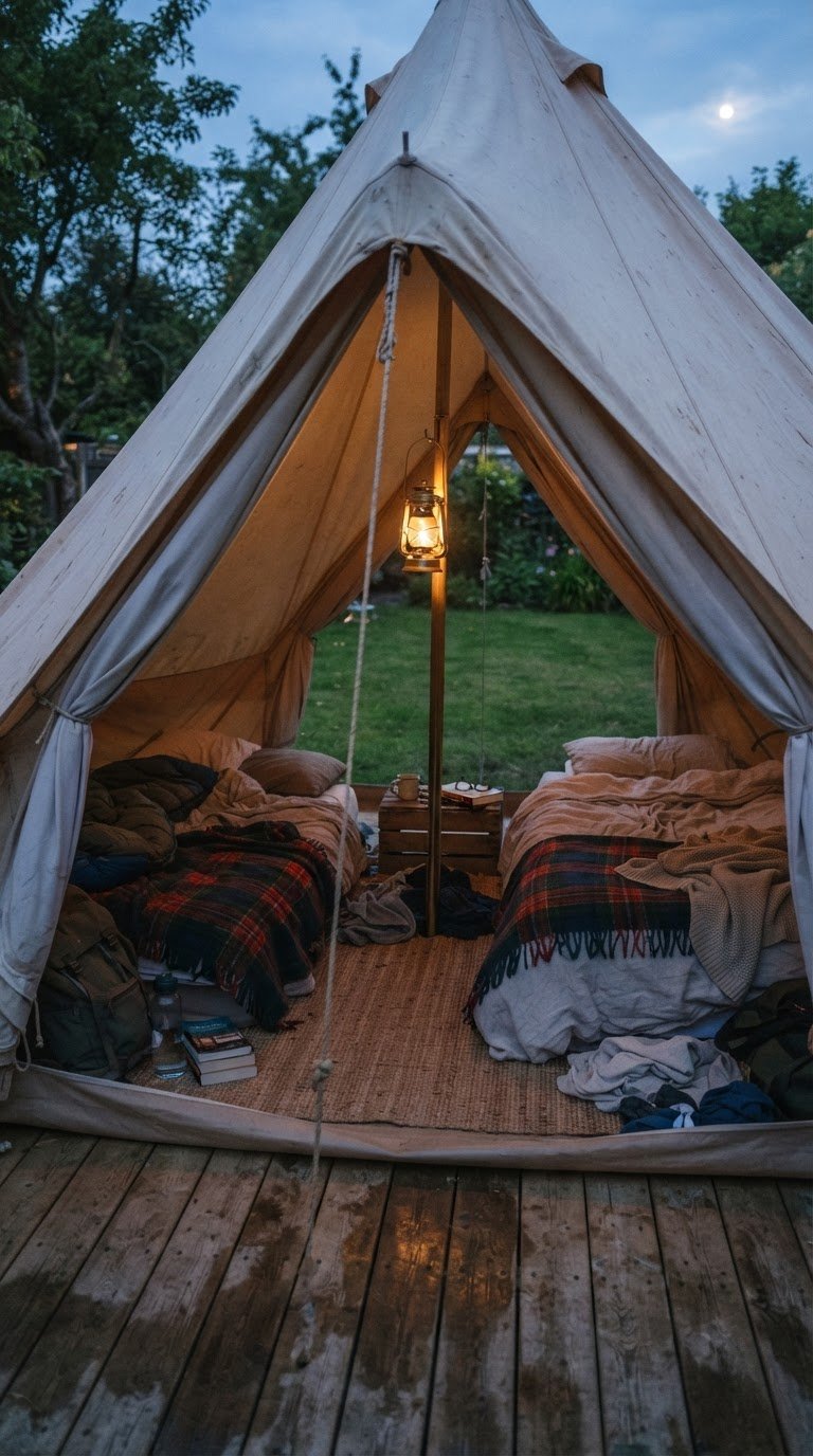 9. Glamping di Una Notte in Giardino