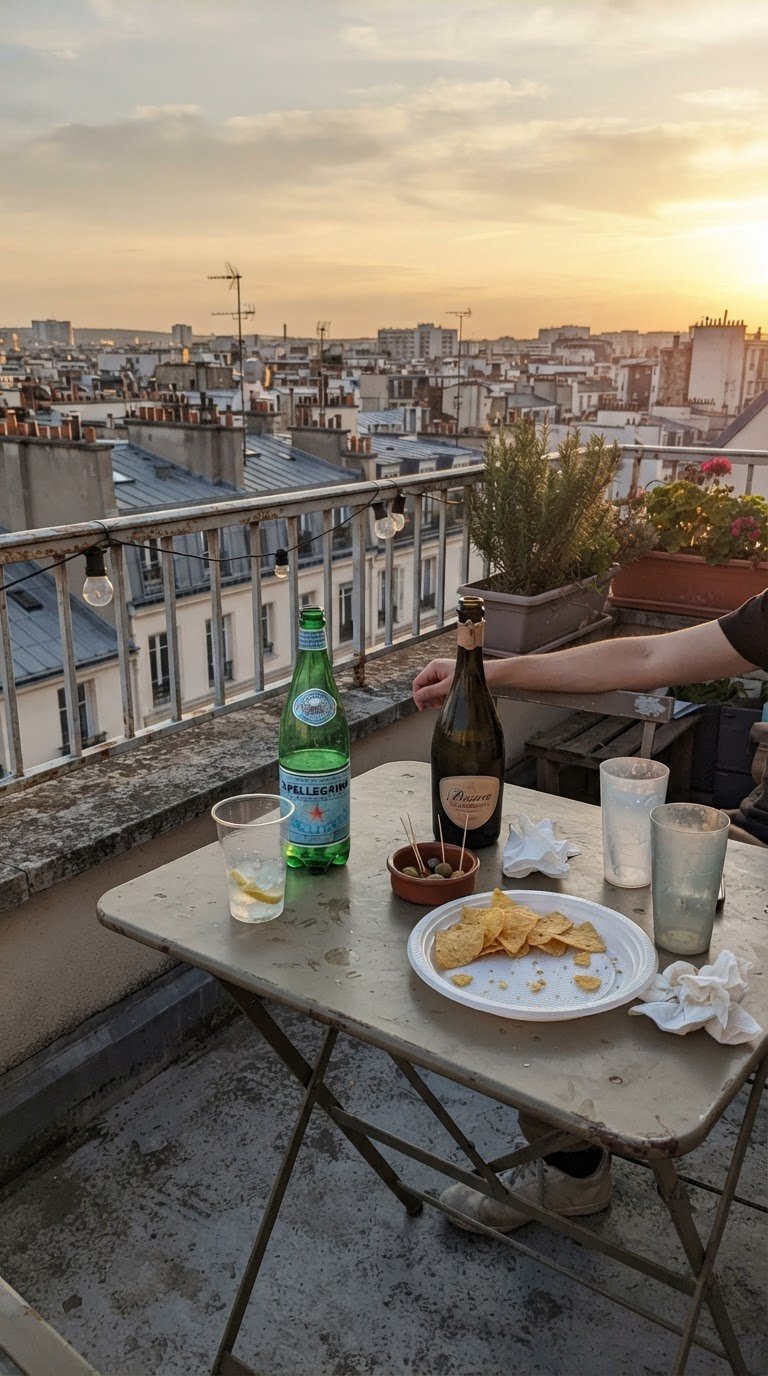 Aperitivo sul Terrazzo al Tramonto