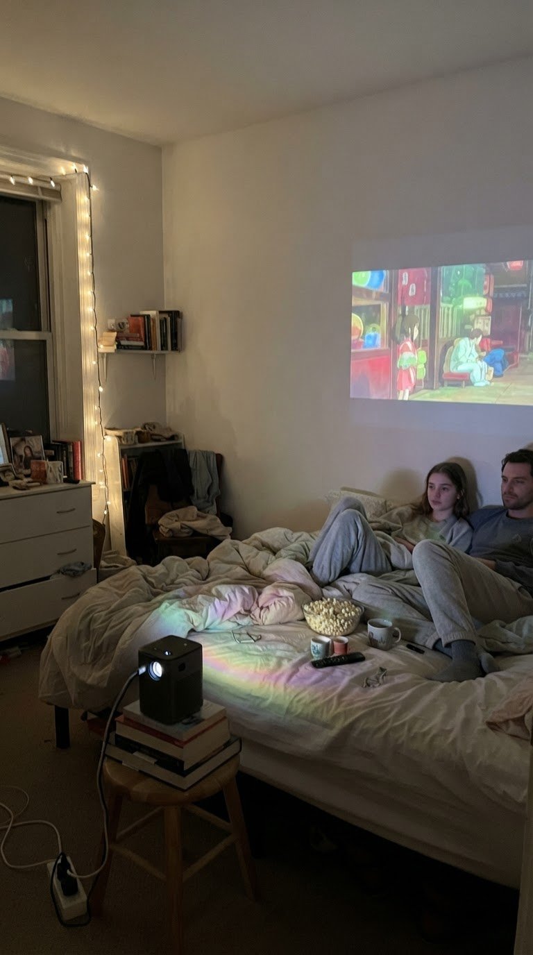 Il Mini Cinema Privato sotto le Coperte