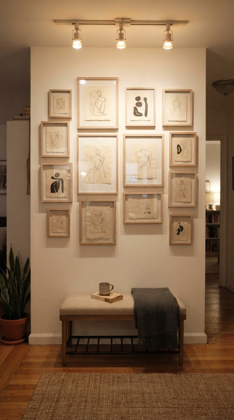 3. La Galleria d'Arte Temporanea con Stampe e Ritratti d'Autore