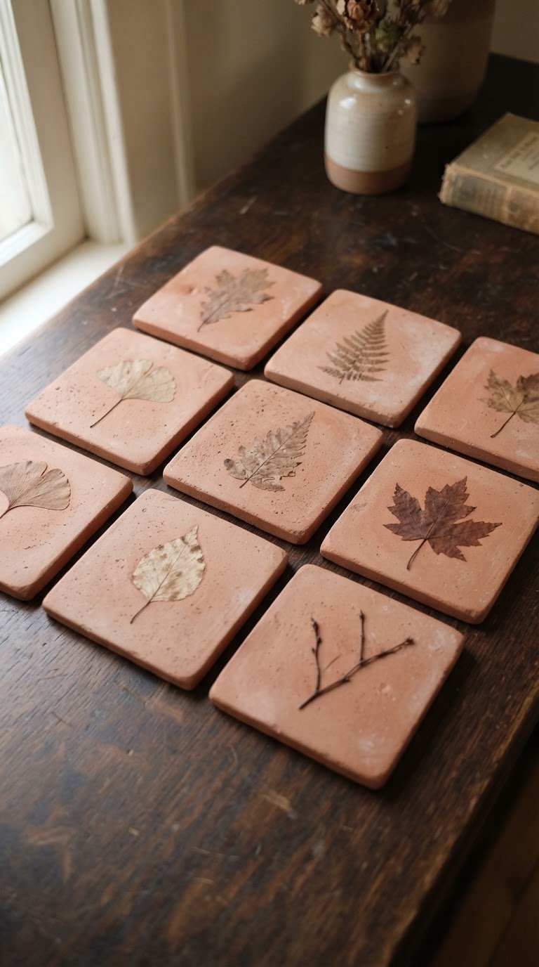 11. La Parete delle Piastrelle di Terracotta con Incisioni Botaniche Temporanee