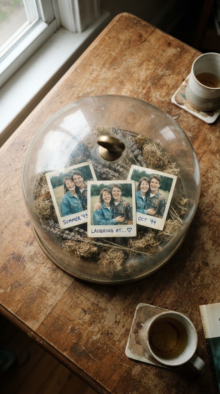 L'archivio botanico sotto cupola di vetro e Polaroid